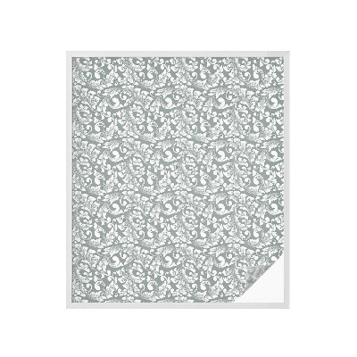 Colored window film stained glass Leafy elegance