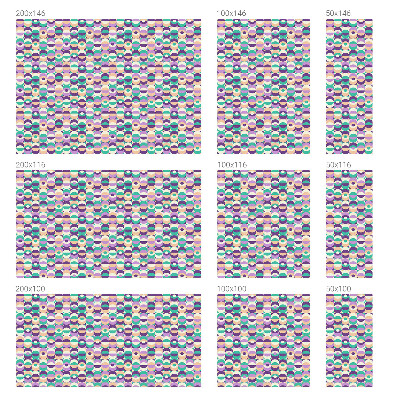 Patterned window film Colorful patterns