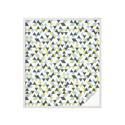Frosted glass film stained glass effect Geometric triangles