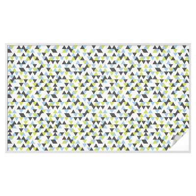 Frosted glass film stained glass effect Geometric triangles