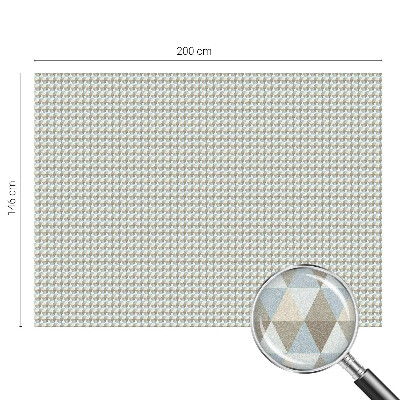 Colored window film stained glass Geometric triangles