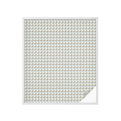 Colored window film stained glass Geometric triangles