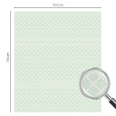 Opaque window film stained glass style Pastel symmetry