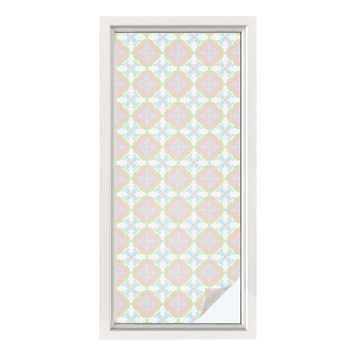 Frosted glass film stained glass effect Pastel ornament