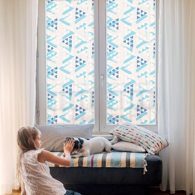 Colored window film stained glass Geometric patterns