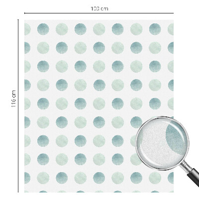 Patterned window film Delicate circles