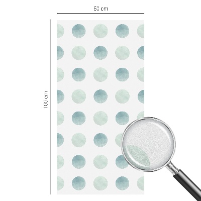 Patterned window film Delicate circles