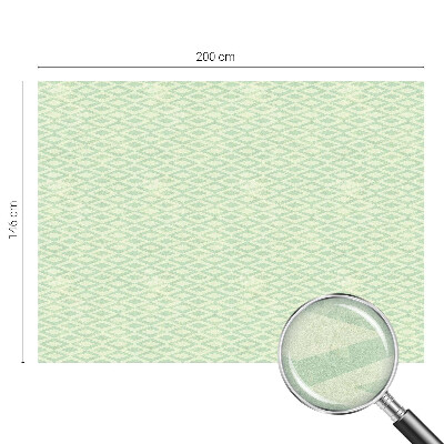 Privacy window film Green rhombuses