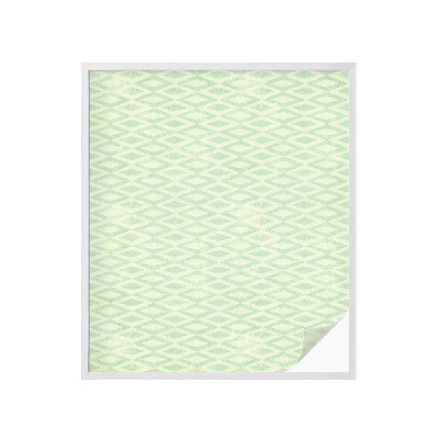 Privacy window film Green rhombuses