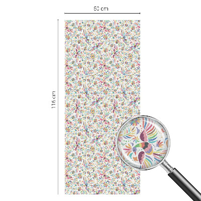 Patterned window film Colorful exoticism