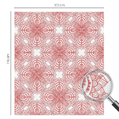 Opaque window film stained glass style Lace patterns