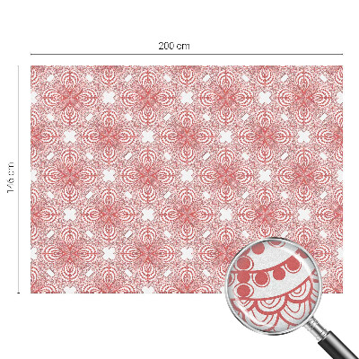 Opaque window film stained glass style Lace patterns