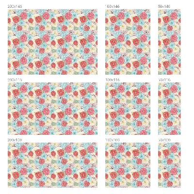 Privacy window film Pastel flowers