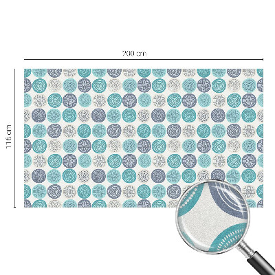 Patterned window film Geometric circles
