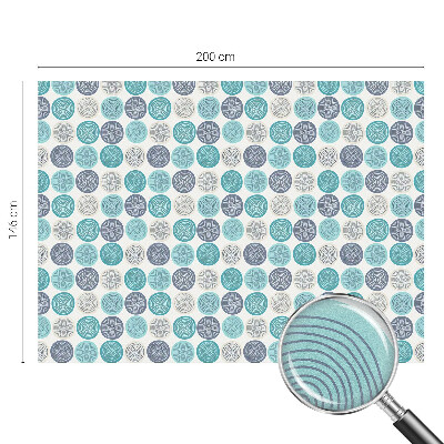 Patterned window film Geometric circles