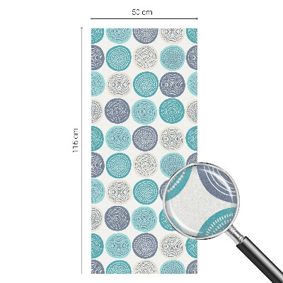Patterned window film Geometric circles