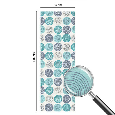Patterned window film Geometric circles