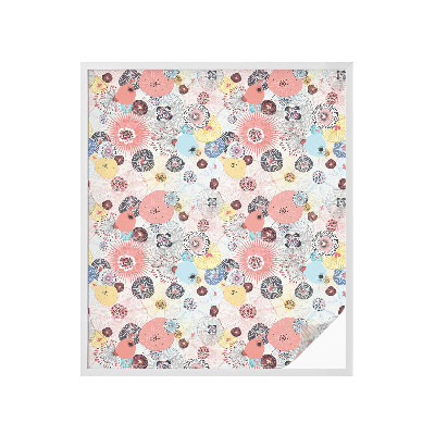 Privacy window film Colorful flower