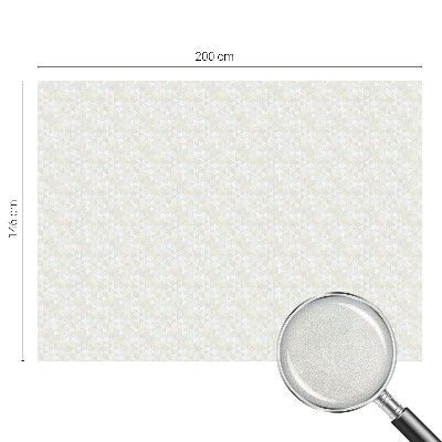 Opaque window film stained glass style Geometric patterns