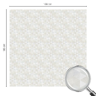 Opaque window film stained glass style Geometric patterns