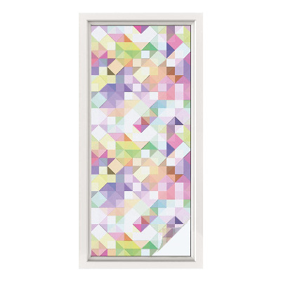 Frosted glass film stained glass effect Abstract mosaic