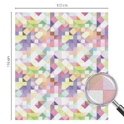 Frosted glass film stained glass effect Abstract mosaic