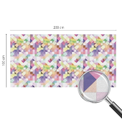 Frosted glass film stained glass effect Abstract mosaic