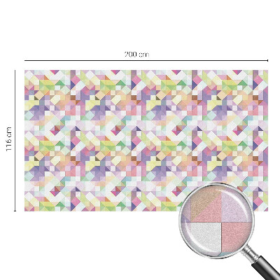 Frosted glass film stained glass effect Abstract mosaic