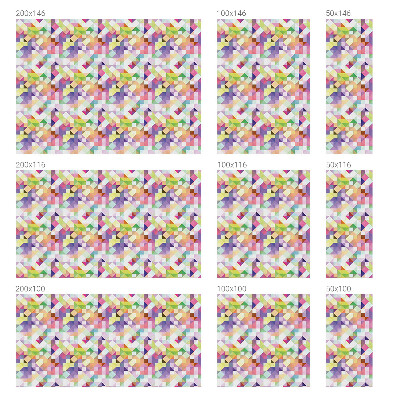 Frosted glass film stained glass effect Abstract mosaic