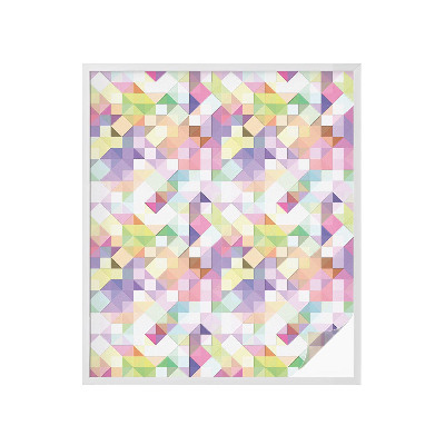 Frosted glass film stained glass effect Abstract mosaic