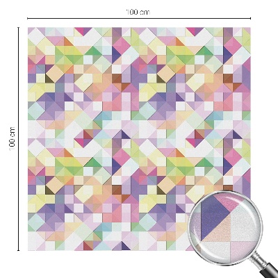 Frosted glass film stained glass effect Abstract mosaic