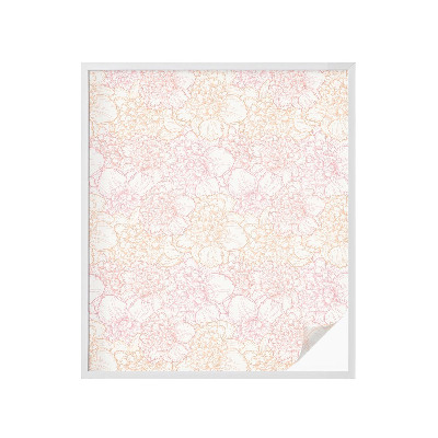 Colored window film stained glass Floral elegance