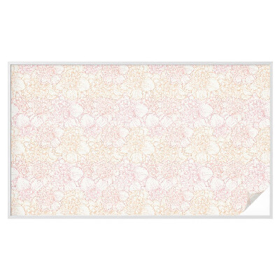 Colored window film stained glass Floral elegance