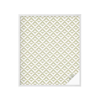 Patterned window film Geometric rhombuses