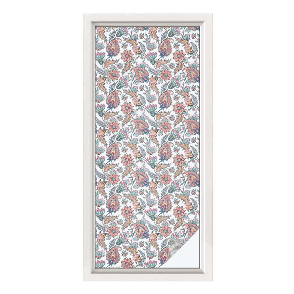 Privacy window film Floral elegance