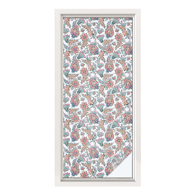 Privacy window film Floral elegance