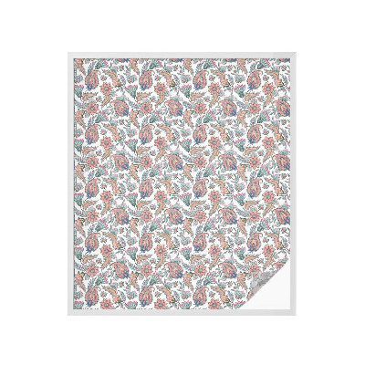 Privacy window film Floral elegance