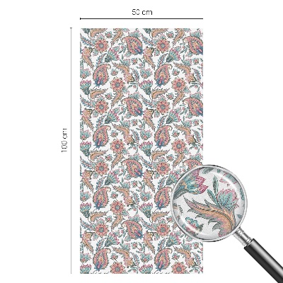 Privacy window film Floral elegance