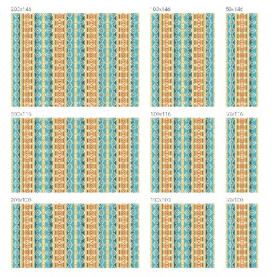 Colored window film stained glass Geometric motifs