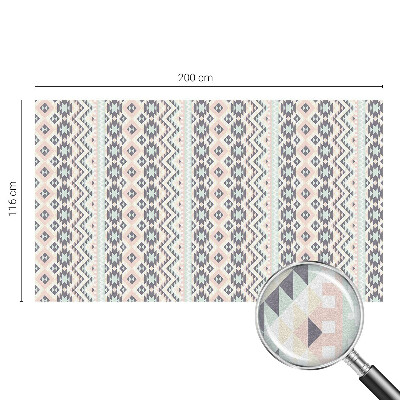 Patterned window film Pastel geometry
