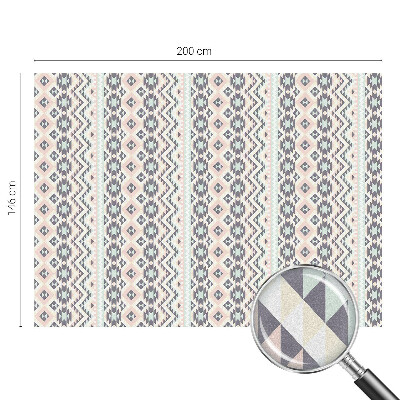 Patterned window film Pastel geometry
