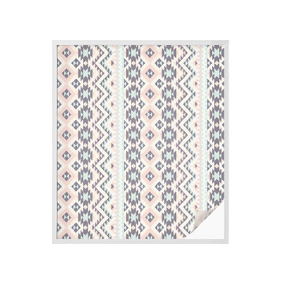 Patterned window film Pastel geometry
