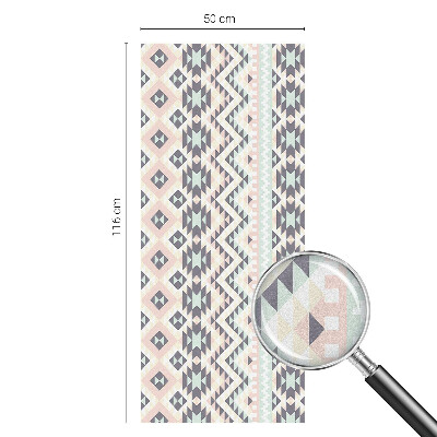 Patterned window film Pastel geometry