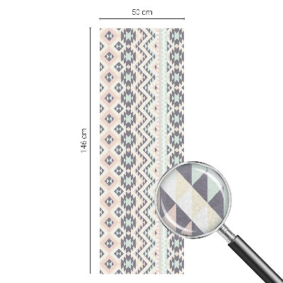 Patterned window film Pastel geometry