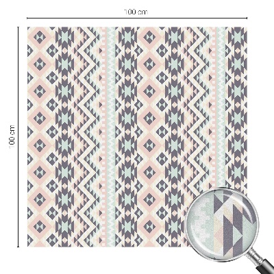 Patterned window film Pastel geometry
