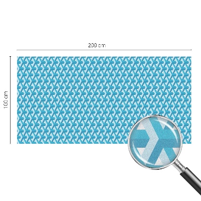 Privacy window film Geometric cubes