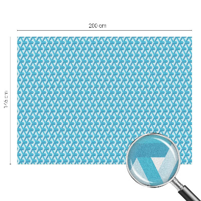 Privacy window film Geometric cubes