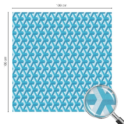 Privacy window film Geometric cubes