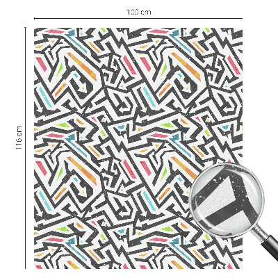 Frosted glass film stained glass effect Abstract geometry