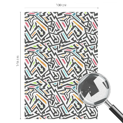 Frosted glass film stained glass effect Abstract geometry